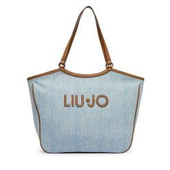 Torebka Liu Jo. Niebieskie shopper bag Liu Jo, bez wzorów, bez dodatków. Za 559.99 zł.