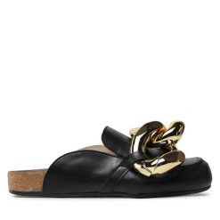 Klapki Roberto. Czarne klapki Roberto, bez wzorów, bez obcasa, bez zapięcia. Za 249.99 zł.