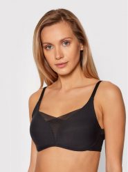 Triumph Biustonosz bezfiszbinowy Shape Smart 10209594 Czarny. Czarne biustonosze Triumph, bez wzorów, z syntetyku. Za 89.99 zł.