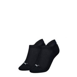 Skarpety damskie PUMA Cushioned Sneaker 2 pary. Czarne skarpetki Puma, bez wzorów, z materiału. Za 39.99 zł.