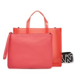 Torebka DKNY. Pomarańczowe torebki klasyczne DKNY, bez wzorów, klasyczne, bez dodatków. Za 289.99 zł.