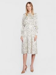 Bruuns Bazaar Sukienka codzienna Acacia Adee BBW3196 Écru Regular Fit. Sukienki Bruuns Bazaar, na co dzień, bez wzorów, z syntetyku, bez kołnierzyka, bez ramiączek, proste. Za 739.99 zł.