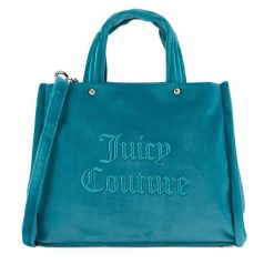 Torebka Juicy Couture. Niebieskie torebki klasyczne Juicy Couture, bez wzorów, klasyczne, bez dodatków. Za 349.99 zł.
