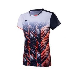 Koszulka sportowa damska VICTOR T-41008 B. Brązowe t-shirty sportowe Victor, xl, bez wzorów, bez ramiączek. Za 265.00 zł.