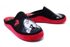 MANITU 330000-04 rot/schwarz, kapcie/klapki damskie. Kapcie Manitu, bez wzorów. Za 189.90 zł.