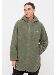 Bench Kurtka polarowa "Brilli" w kolorze khaki rozmiar: 36. Brązowe kurtki Bench, bez wzorów, z polaru, bez kaptura. Za 241.56 zł.