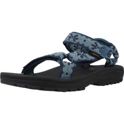 Sandały TEVA W WINSTED Niebieski. Niebieskie sandały Teva, bez wzorów, z tkaniny, sportowe, bez obcasa, bez zapięcia. Za 229.99 zł.