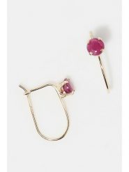 OR ÉCLAT Złote kolczyki "Rubis envoutant" z rubinami rozmiar: onesize. Czerwone kolczyki Or Éclat, z rubinem, złote. Za 521.99 zł.