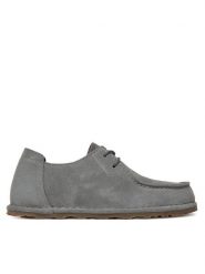 Birkenstock Półbuty Utti Lace 1030132 Szary. Szare półbuty wsuwane Birkenstock, bez wzorów, ze skóry, bez obcasa, na płaskiej podeszwie. Za 719.99 zł.