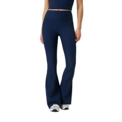 Damskie legginsy Björn Borg Studio Flare. Niebieskie legginsy Björn Borg, bez wzorów, z tkaniny, eleganckie, długie. Za 399.00 zł.