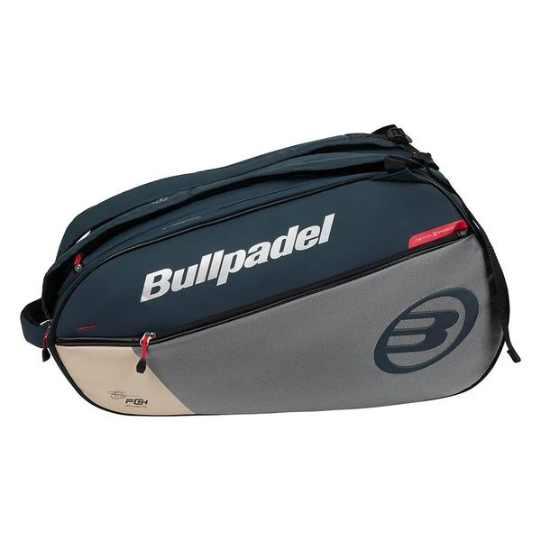 Torba do padla Bullpadel Neuron – czarno-niebieska. Niebieskie torby sportowe bullpadel, bez wzorów, duże. Za 419.99 zł.