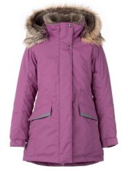 LENNE Parka zimowa "Ella" w kolorze fioletowym rozmiar: 134. Różowe płaszcze LENNE, na zimę, bez wzorów, bez kaptura. Za 461.21 zł.