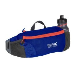 Torebka nerka Blackfell z bidonem niebieska. Niebieskie nerki i saszetki Regatta, bez wzorów, z poliesteru, sportowe, bez dodatków. W wyprzedaży za 104.99 zł.