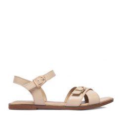 Sandały Lasocki. Brązowe sandały Lasocki, bez wzorów, bez obcasa, na płaskiej podeszwie, bez zapięcia. Za 169.99 zł.