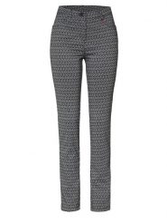 Rosner Spodnie w kolorze czarno-białym rozmiar: 36K. Białe spodnie materiałowe Rosner, bez wzorów, z materiału. Za 152.99 zł.