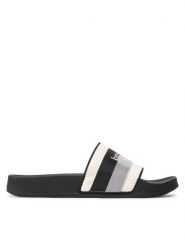 Kate Spade Klapki Buttercup K7116 Czarny. Czarne klapki Kate Spade, bez wzorów, z materiału, bez obcasa, bez zapięcia. Za 299.99 zł.