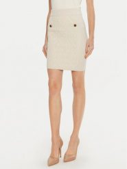 Marciano Guess Spódnica ołówkowa Hermione 4BGD01 5661Z Beżowy Slim Fit. Brązowe spódnice Marciano Guess, xl, z aplikacjami, z syntetyku, ołówkowe. Za 295.00 zł.