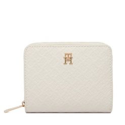 Portfel Tommy Hilfiger. Brązowe portfele Tommy Hilfiger, bez wzorów. Za 269.99 zł.