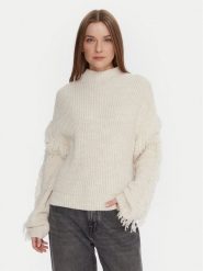 ONLY Sweter Molly 15363467 Beżowy Regular Fit. Brązowe swetry ONLY, l, bez wzorów, z syntetyku, bez ramiączek. Za 179.99 zł.