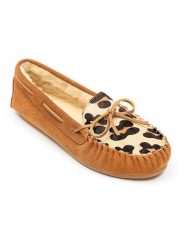 Gooce Skórzane mokasyny "Hanes" w kolorze jasnobrązowym rozmiar: 36. Brązowe mokasyny Gooce, bez wzorów, z wełny. Za 165.99 zł.