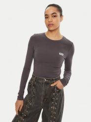 ROTATE Bluzka 114096 Szary Regular Fit. Szare bluzki ROTATE, bez wzorów, z syntetyku, bez kołnierzyka, bez ramiączek. Za 219.99 zł.
