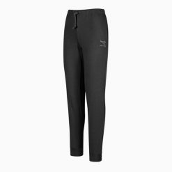 Spodnie dresowe damskie DIADORA L.PANTS CUFF CORE. Szare spodnie dresowe Diadora, bez wzorów, z dresówki. Za 79.99 zł.