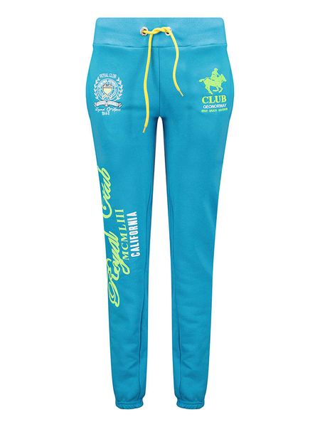 Geographical Norway Spodnie dresowe "Manille" w kolorze niebieskim rozmiar: S. Niebieskie spodnie dresowe Geographical Norway, bez wzorów, z bawełny. Za 87.40 zł.