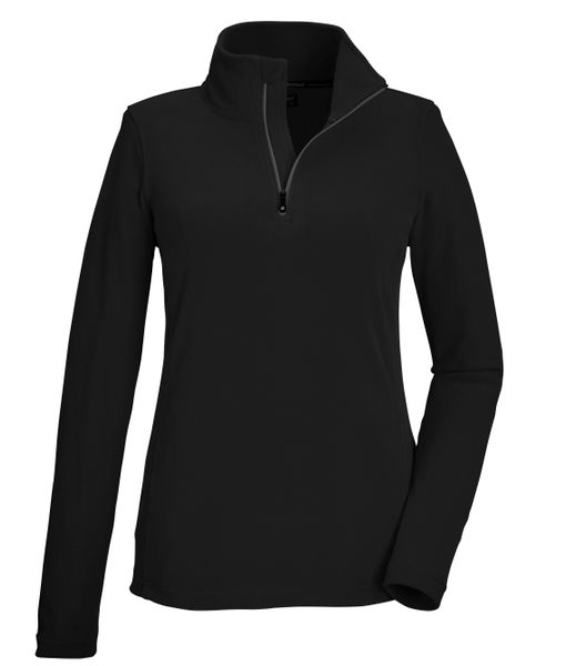 Bluza damska Killtec KSW 101 WMN FLC SHRT. Brązowe bluzy z kapturem Killtec, bez wzorów, z materiału, bez kaptura, trekkingowe. Za 149.99 zł.