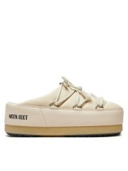 Moon Boot Klapki Evx Cream 80D1470030 Écru. Białe bluzy Moon Boot, m, bez wzorów, ze skóry, bez ramiączek, bez kaptura. Za 314.99 zł.