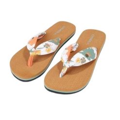 Japonki Damskie Ditsy Sun Bloom Floral. Białe japonki Birkenstock, bez wzorów, z gumy. Za 161.65 zł.