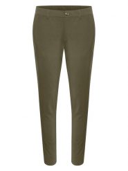 CULTURE Spodnie chino "Alpha" w kolorze khaki rozmiar: 46. Brązowe chinosy Culture, bez wzorów. Za 180.91 zł.