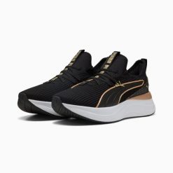Buty sportowe damskie Puma SOFTRIDE SABRINA. Buty treningowe Puma, bez wzorów, z dzianiny, bez zapięcia, trekkingowe. Za 229.99 zł.