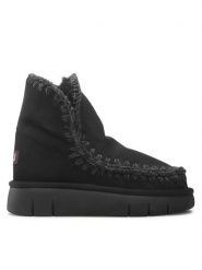 Mou Śniegowce Eskimo 18 FW531002A Czarny. Czarne śniegowce Mou, bez wzorów, ze skóry, bez zapięcia. Za 1,079.00 zł.