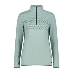 Damski sweter z golfem CMP Softech. Niebieskie swetry CMP, m, bez wzorów, z polaru, sportowe, bez ramiączek. Za 253.00 zł.