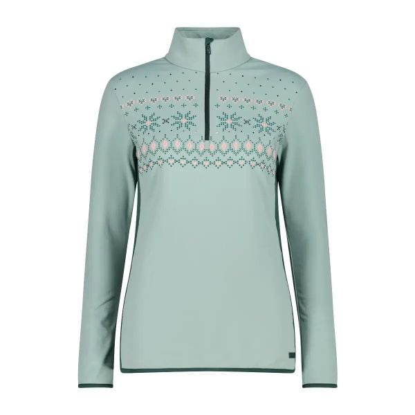Damski sweter z golfem CMP Softech. Niebieskie swetry CMP, m, bez wzorów, z polaru, sportowe, bez ramiączek. Za 253.00 zł.
