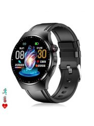 DAM Smartwatch "TK25. ECG" w kolorze czarnym rozmiar: onesize. Czarne zegarki DAM, metalowe. Za 377.64 zł.