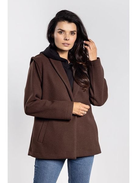 Awama Kurtka przejściowa w kolorze brązowym rozmiar: L. Brązowe kurtki Awama, l, bez wzorów, bez kaptura. Za 209.33 zł.