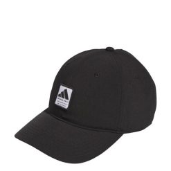 CZAPKA DAMSKA CRISSCROSS. Czarne czapki z daszkiem adidas, bez wzorów, z elastanu, sportowe. Za 119.00 zł.