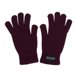 Rękawiczki Unisex Dla Dorosłych Connora. Fioletowe rękawiczki Regatta, bez wzorów, sportowe. Za 43.99 zł.