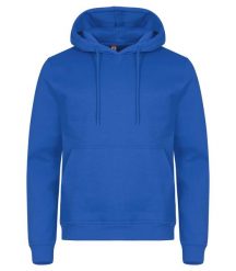 Clique Bluza z kapturem Miami z bawełny i poliestru z recyklingu – Royal Blue. Niebieskie bluzy CLIQUE, uniwersalny, bez wzorów, z bawełny, z kapturem. Za 166.63 zł.