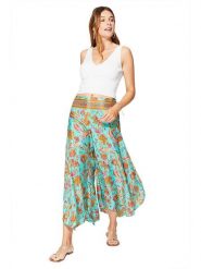 Aller Simplement Spodnie w kolorze turkusowo-pomarańczowym rozmiar: 38/40. Brązowe spodnie materiałowe Aller Simplement, bez wzorów, z materiału, klasyczne, z podwyższonym stanem. Za 43.99 zł.