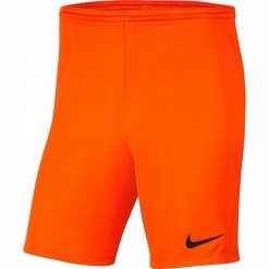 Dziecięce/niemowlęce Spodenki Z Dzianiny Dry Park III. Brązowe szorty Nike, bez wzorów, z dzianiny, sportowe. Za 91.99 zł.