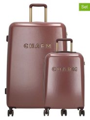 Charm Walizki (2 szt.) w kolorze brązowym rozmiar: onesize. Brązowe walizki Charm. Za 434.99 zł.