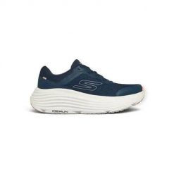 Buty do biegania damskie Skechers Max Cushioning Endeavour. Niebieskie buty do biegania Skechers, bez wzorów, z materiału, bez zapięcia, do biegania. Za 458.00 zł.