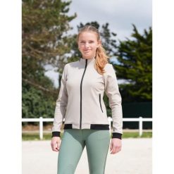 Damska bluza jeździecka Le Sabotier Marine. Brązowe bluzy bez kaptura LE SABOTIER, l, bez wzorów, z materiału, bez kaptura, na fitness i siłownię. Za 619.50 zł.