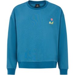 Bluza z długim rękawem damska PROTEST PRTNyle. Niebieskie bluzy Protest, bez wzorów, bez kaptura. Za 259.99 zł.