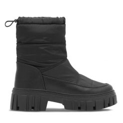 Śniegowce DeeZee. Czarne śniegowce DeeZee, bez wzorów, bez zapięcia. Za 125.99 zł.