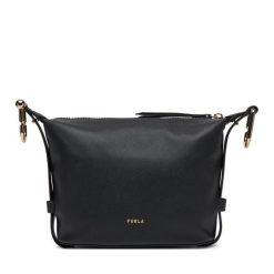 Torebka Furla. Czarne torebki klasyczne Furla, bez wzorów, klasyczne, bez dodatków. Za 989.99 zł.