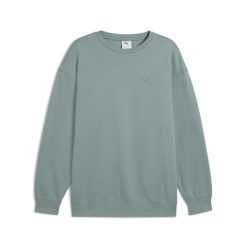 Bluza unisex Essentials Elevated PUMA. Zielone bluzy Puma, l, bez wzorów, prążkowane, eleganckie, bez ramiączek, bez kaptura. W wyprzedaży za 164.00 zł.