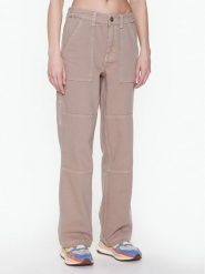 BDG Urban Outfitters Spodnie materiałowe BDG UTILITY SKATE SAND 76474220 Beżowy Relaxed Fit. Brązowe spodnie materiałowe BDG Urban Outfitters, bez wzorów, z bawełny. Za 299.99 zł.
